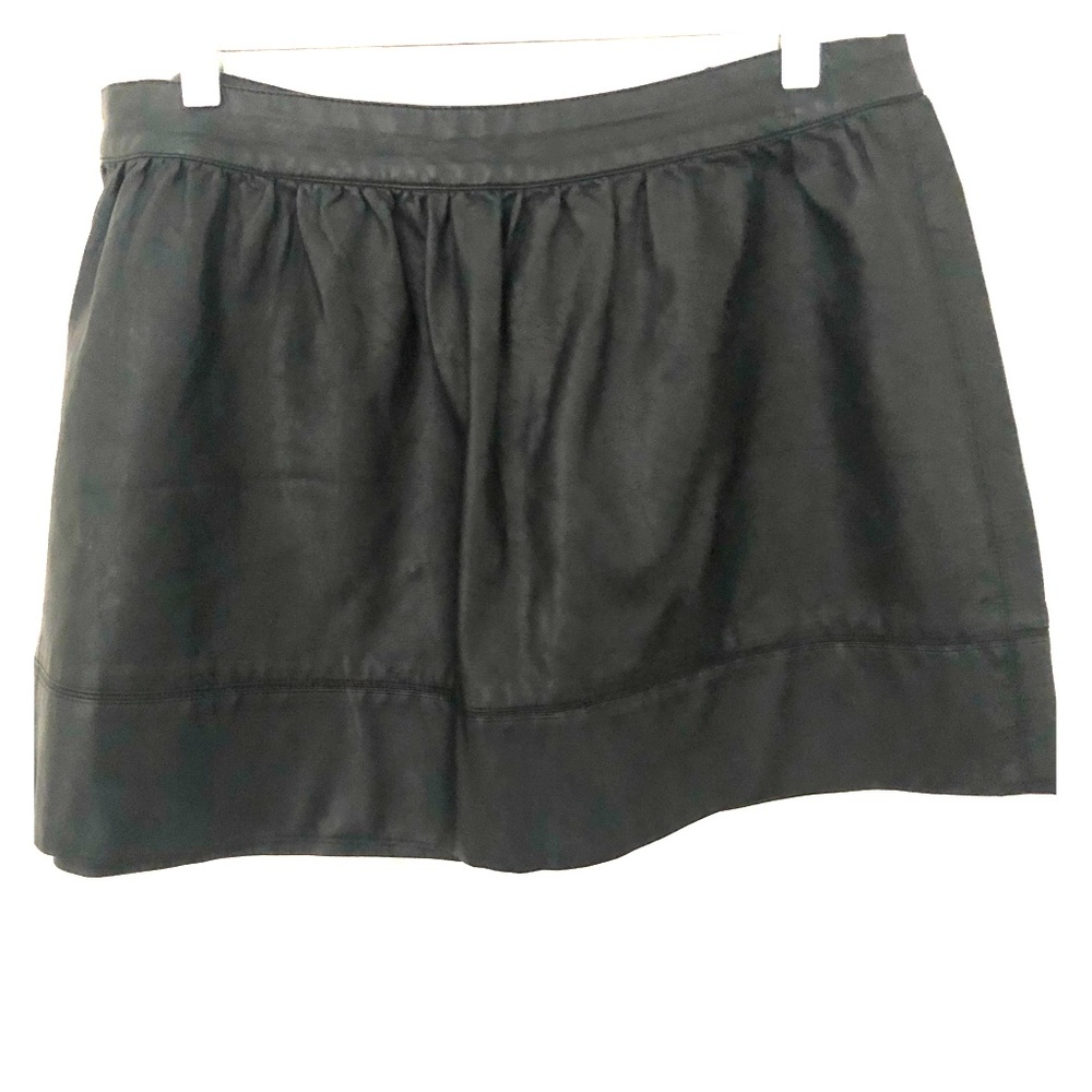 Faux Leather Skirt